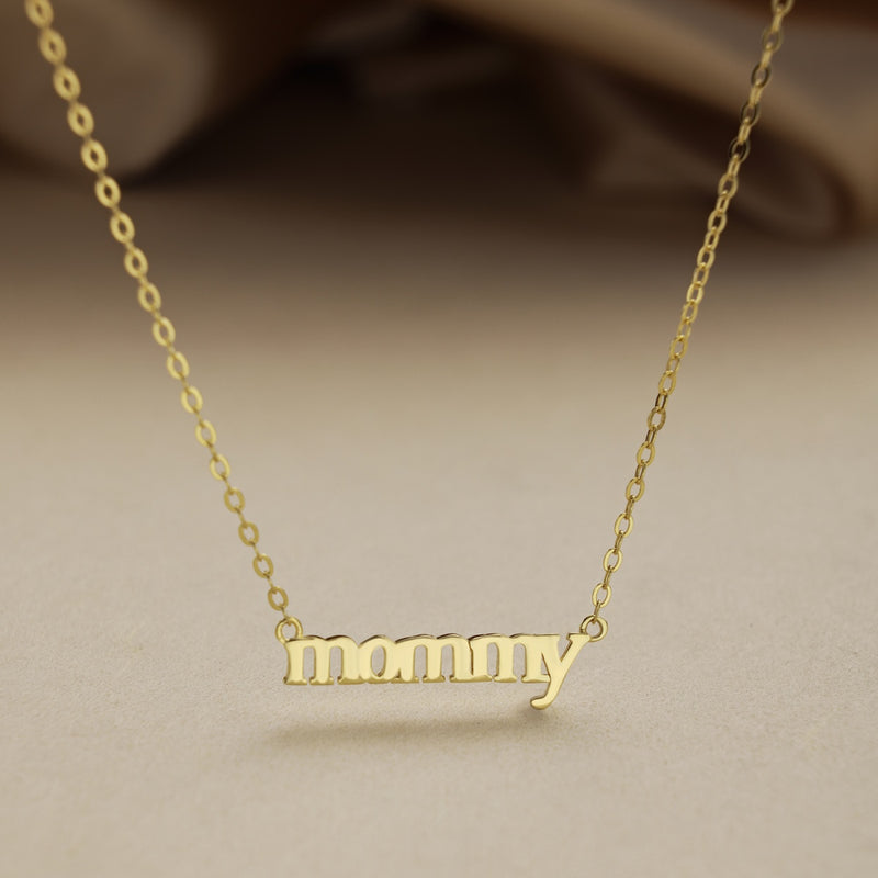 Mommy Script Necklace