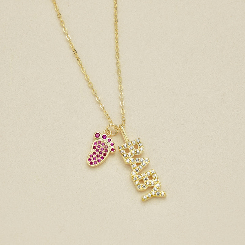 Baby Steps Gold Necklace