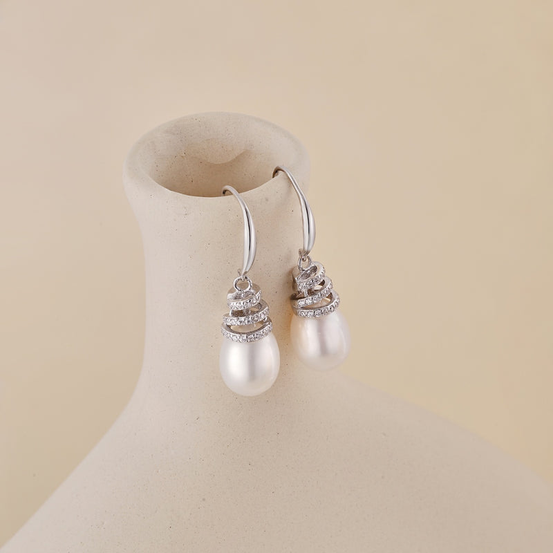 Elegance Pearl Drop Earrings