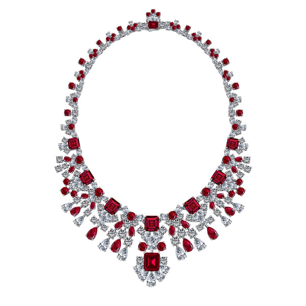 Regal Ruby Symphony Necklace