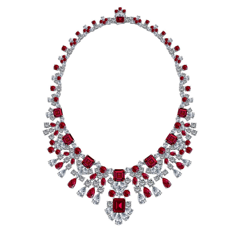 Regal Ruby Symphony Necklace