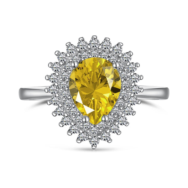 Pear Halo Radiance Ring