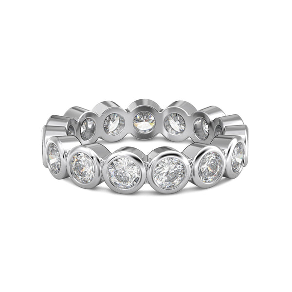 Elegant Circle Eternity Band