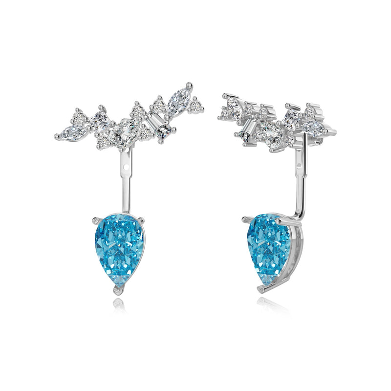 Radiant Pear-Cut Drop Earrings