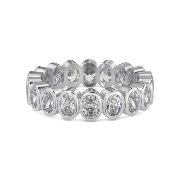 Oval Eternity Zircon Ring