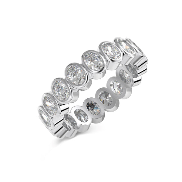 Oval Eternity Zircon Ring