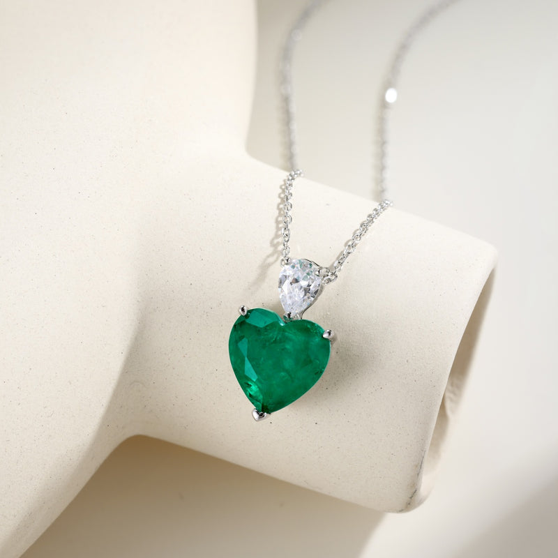 Emerald Heart Majesty Necklace