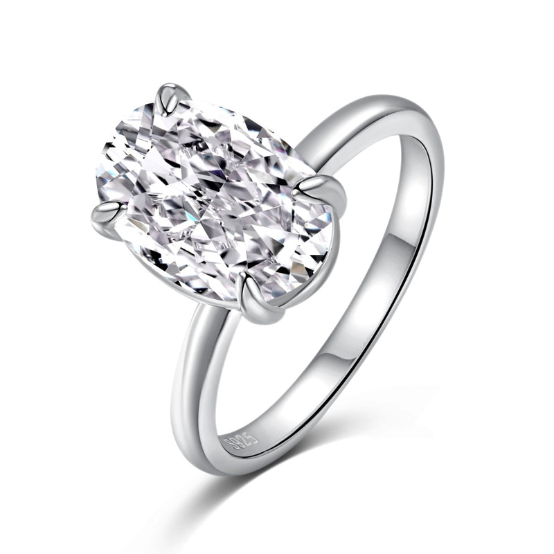 Radiant Oval Elegance Ring