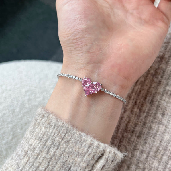 Pink Heart Radiance Bracelet