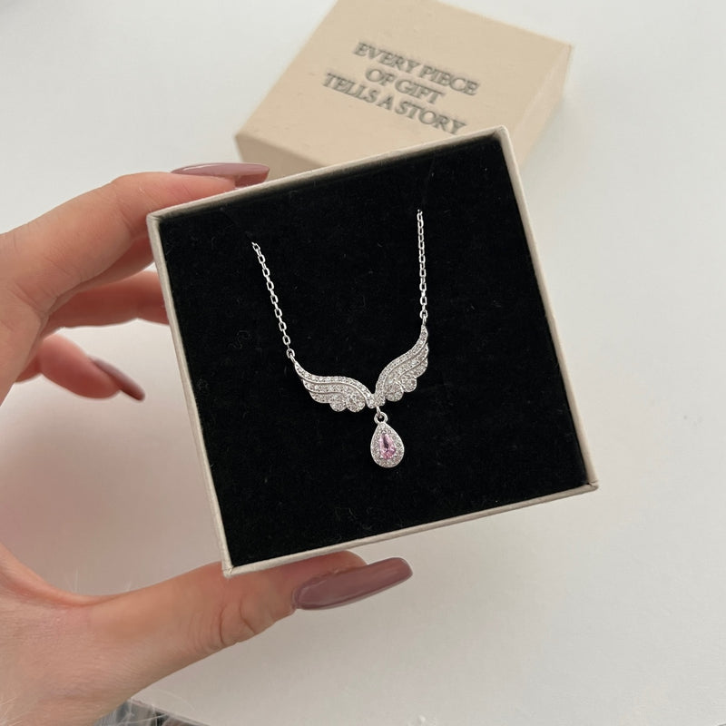 Celestial Angel Wing Necklace