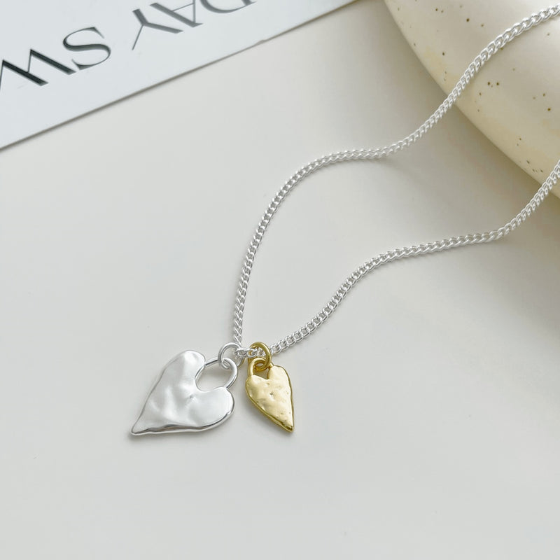 Dual Heart Harmony Necklace