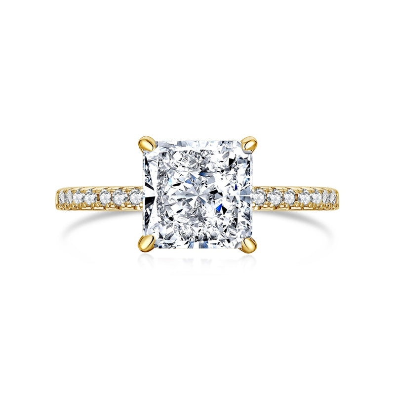 Radiant Square Elegance Ring