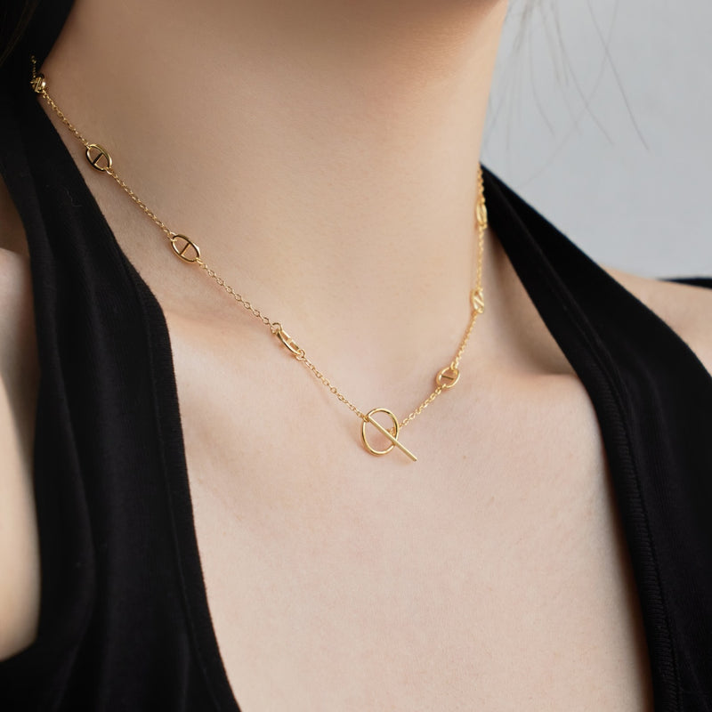 Golden Link Harmony Necklace