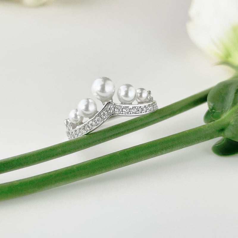 Pearl Crown Ring