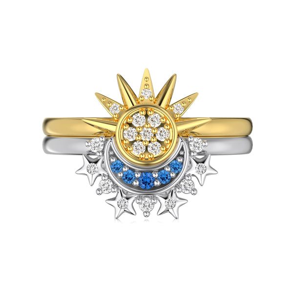 Celestial Harmony Ring Set