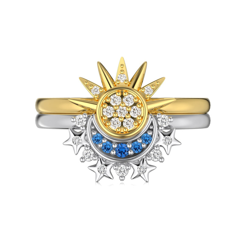 Celestial Harmony Ring Set