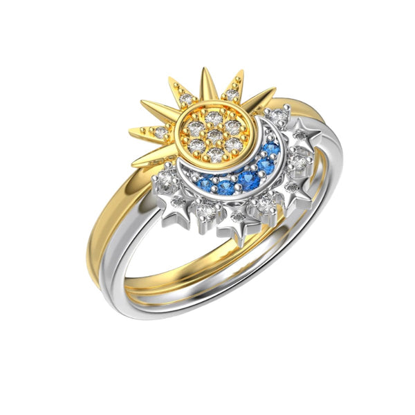 Celestial Harmony Ring Set