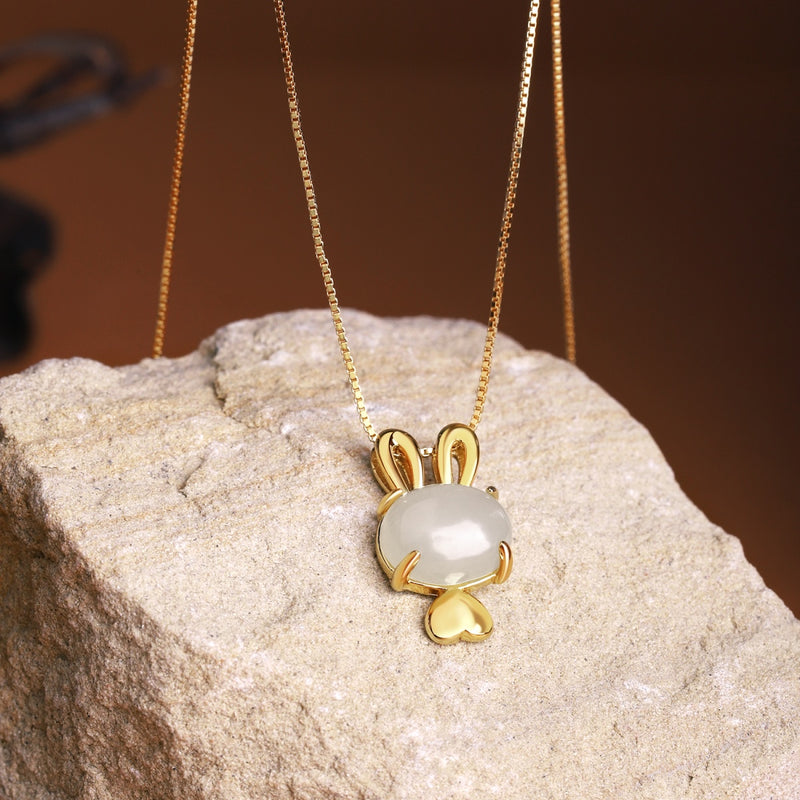 Moonlit Bunny Necklace