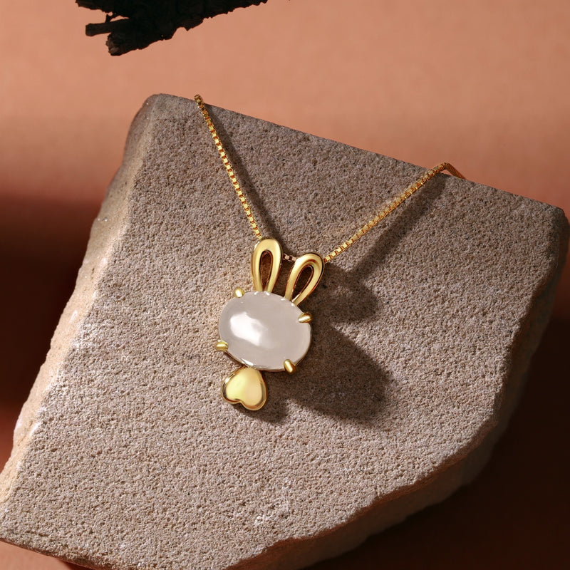 Moonlit Bunny Necklace