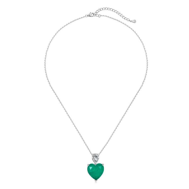 Emerald Heart Majesty Necklace