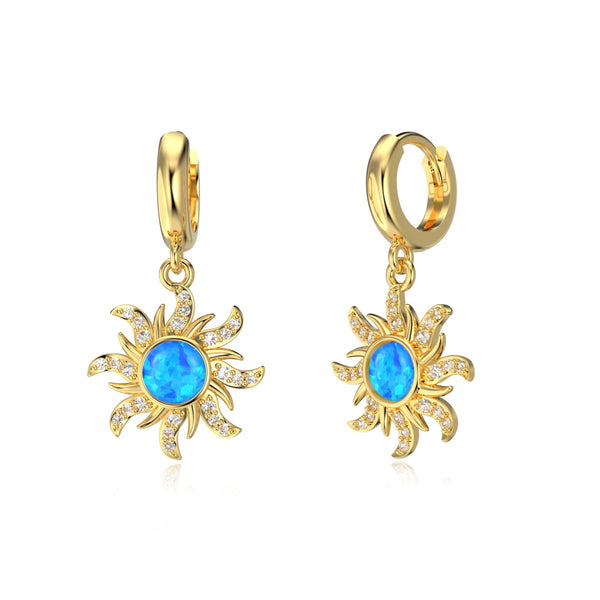 Sunlit Opal Radiance Earrings