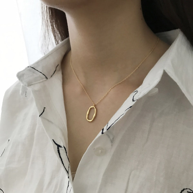 Golden Wave Necklace