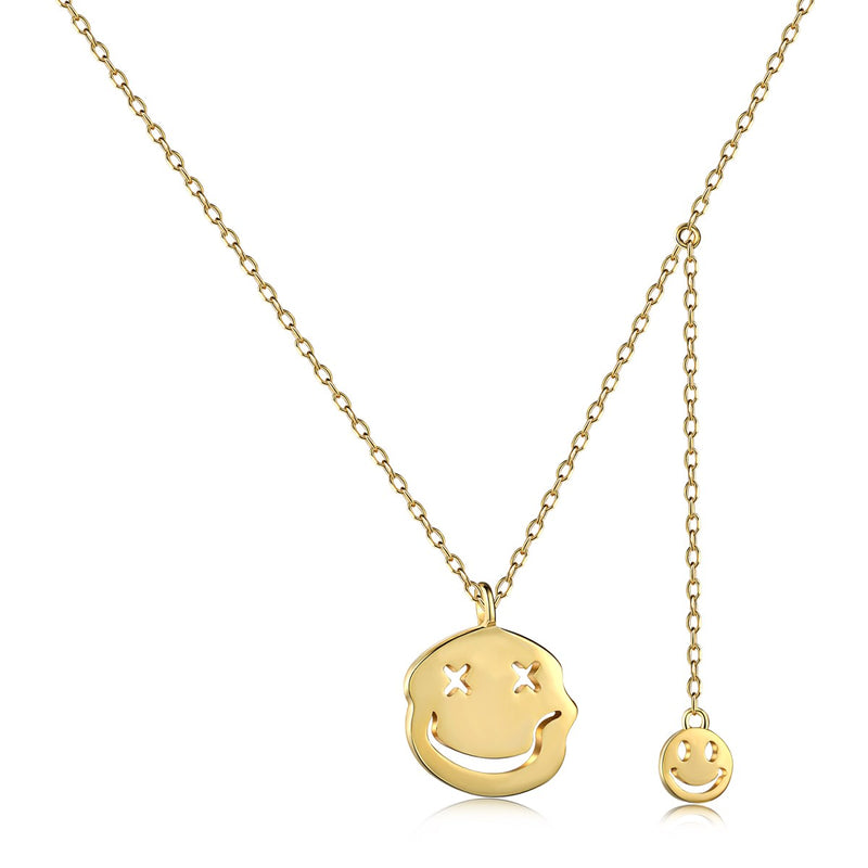 Dual Smiley Necklace