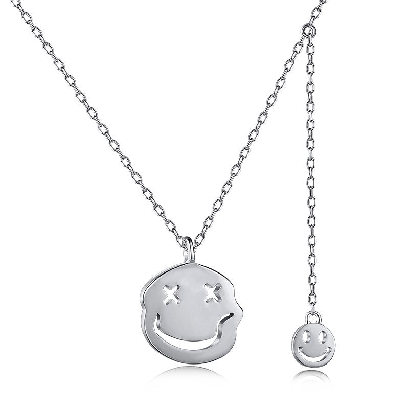 Dual Smiley Necklace