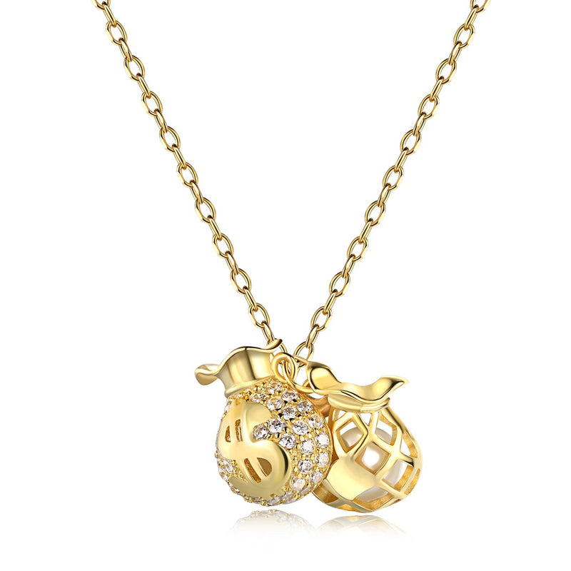 Golden Treasure Charm Necklace