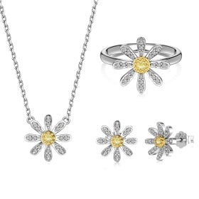 Daisy Bloom Jewelry Set