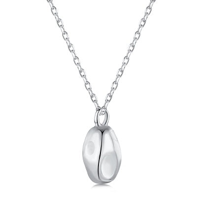 Silver Pebble Necklace