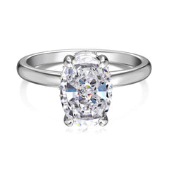 Solitaire Oval Shine Ring