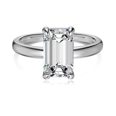 Elegance Emerald Cut Ring