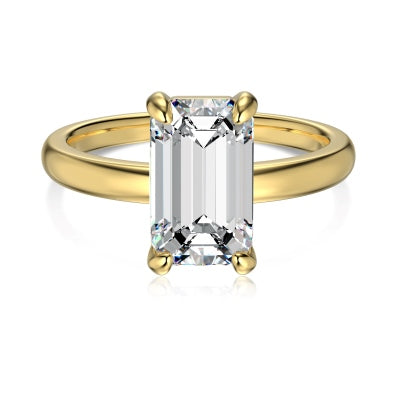 Elegance Emerald Cut Ring