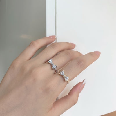 Bold Triangle Spark Ring