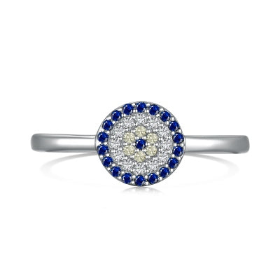 Evil Eye Zircon Ring