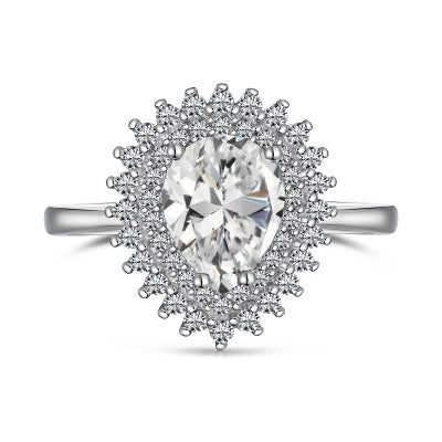 Pear Halo Radiance Ring