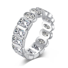 Dual Elegance Zircon Band