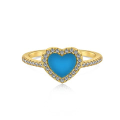 Eternal Heart Zircon Ring