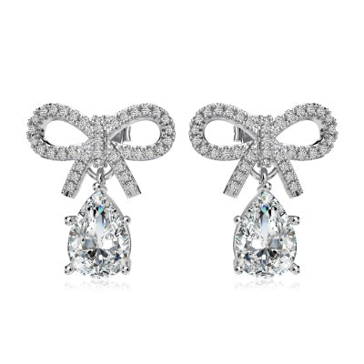 Bow Delight Drop Earrings