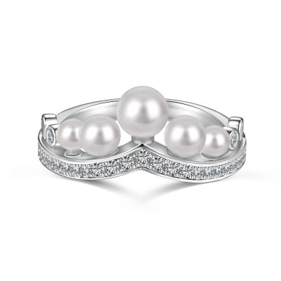 Pearl Crown Ring