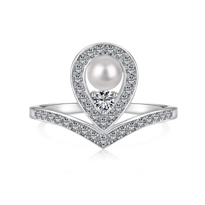 Pearl Essence Tear Drop Ring