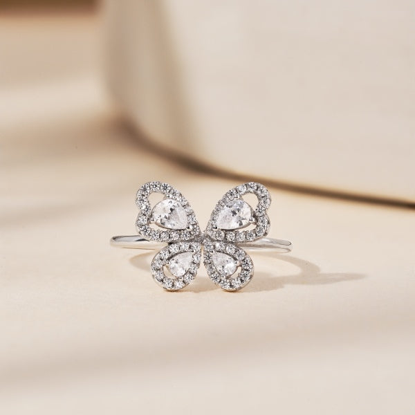 Fluttering Elegance Butterfly Ring