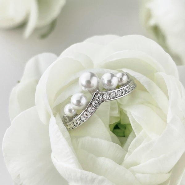 Pearl Crown Ring