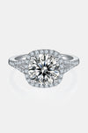 3 Carat Moissanite Halo Ring