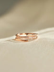 925 Sterling Silver Inlaid Zircon Ring