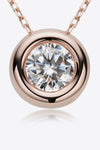 Adored 1 Carat Moissanite Pendant 925 Sterling Silver Necklace